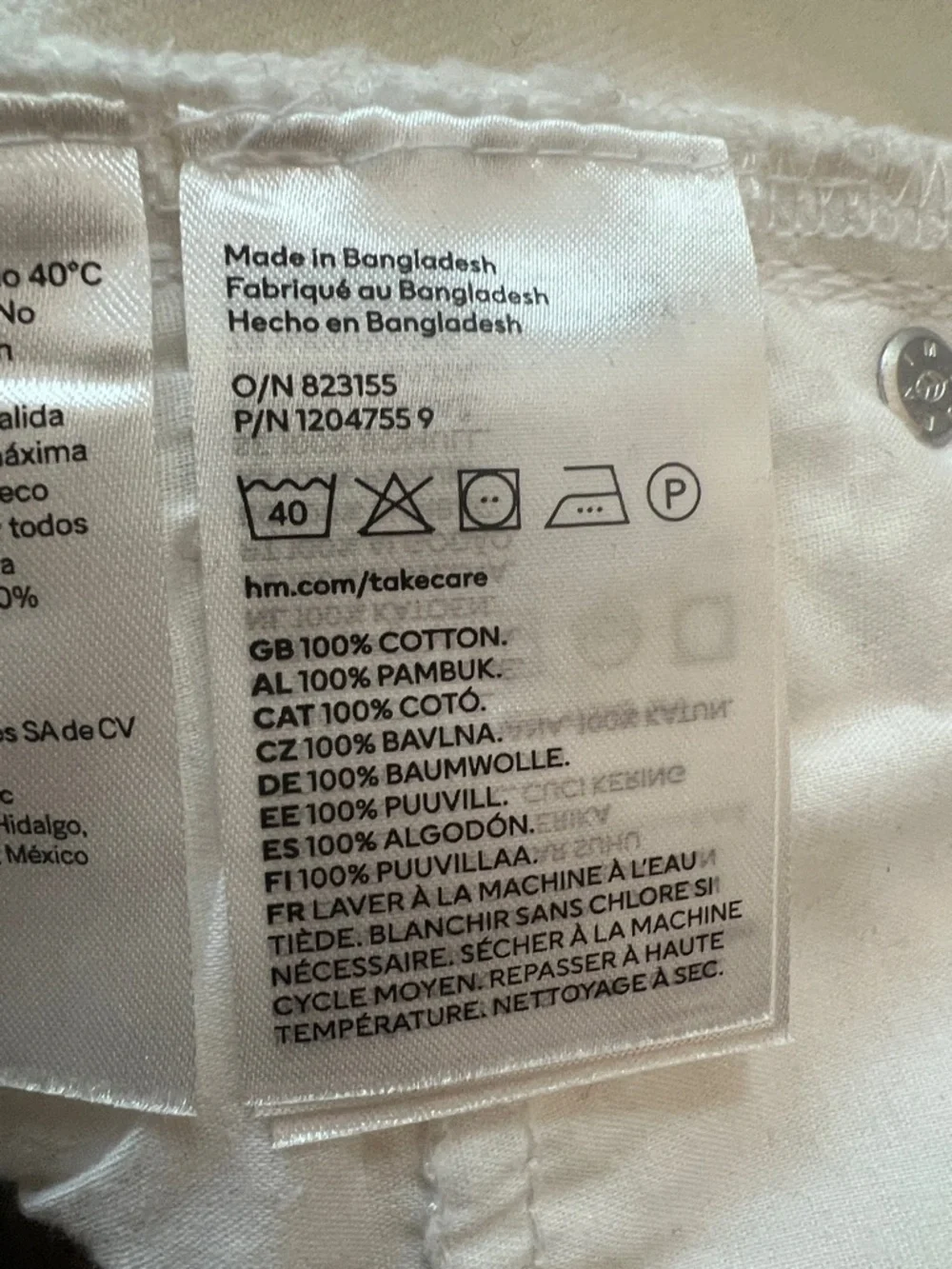 H&M &Denim High Bermuda Denim Shorts